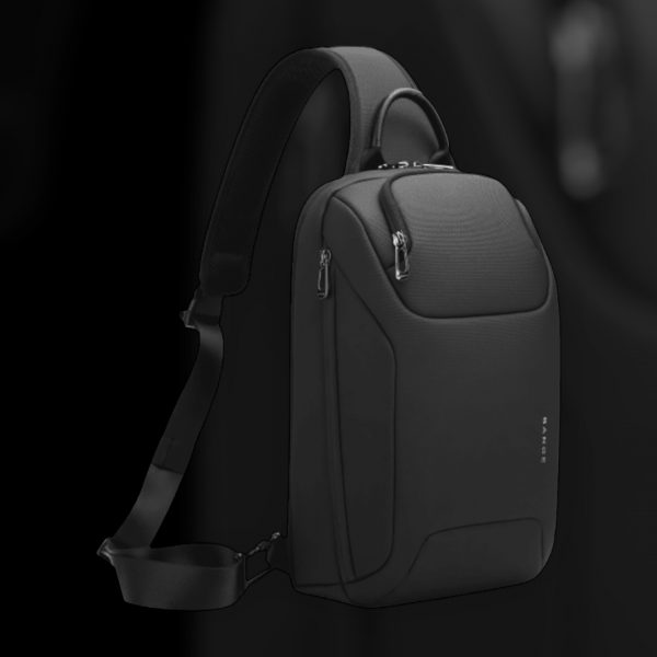 Τσαντάκι ώμου χιαστί crossbody Bange 8031 μαύρο - Image 2