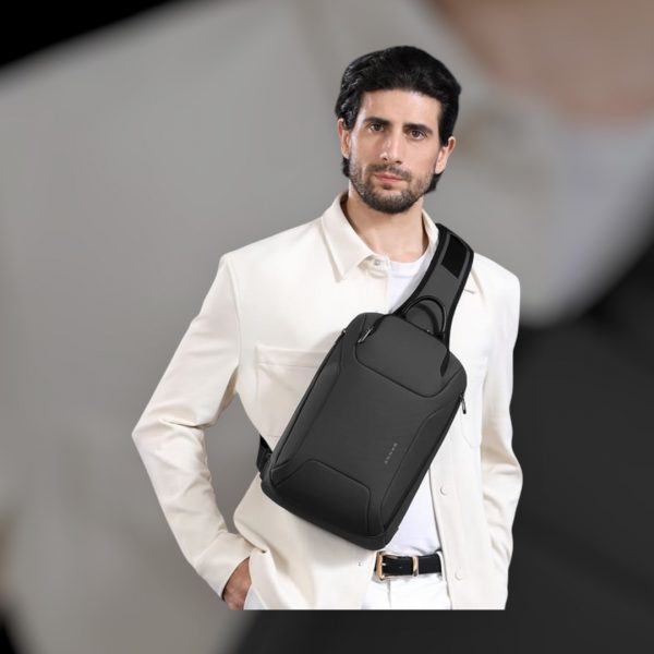 Τσαντάκι ώμου χιαστί crossbody Bange 8031 μαύρο - Image 3