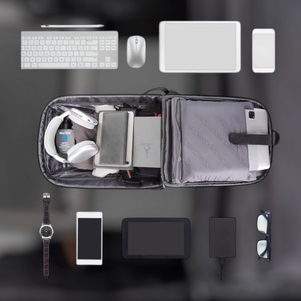 Σακίδιο πλάτης 26L Laptop 15,6” Bange 7802 μαύρο - Image 4