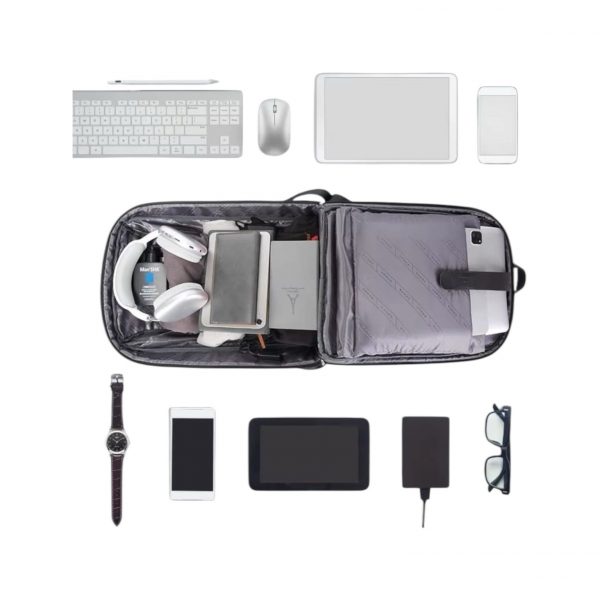 Σακίδιο πλάτης 26L Laptop 15,6” Bange 7802 μαύρο - Image 8