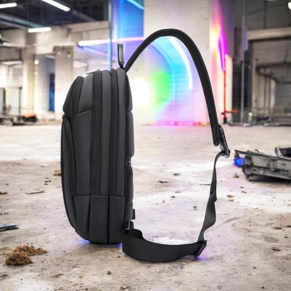 Τσαντάκι ώμου χιαστί crossbody Bange 7795 μαύρο - Image 4