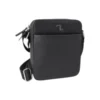 Seven Dots Atlas Saffiano Τσάντα Ώμου 22x19x8cm Μαύρη