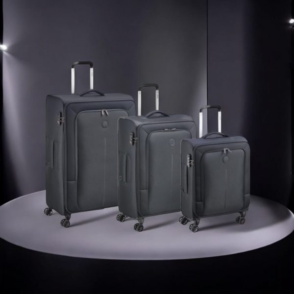 Delsey Σετ βαλίτσες 55-68-78cm Caracas Black - Image 2