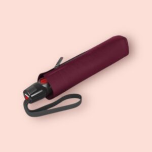 Knirps T.200 Ομπρέλα Duomatic Αντιανεμική Αυτόματη Μπορντώ