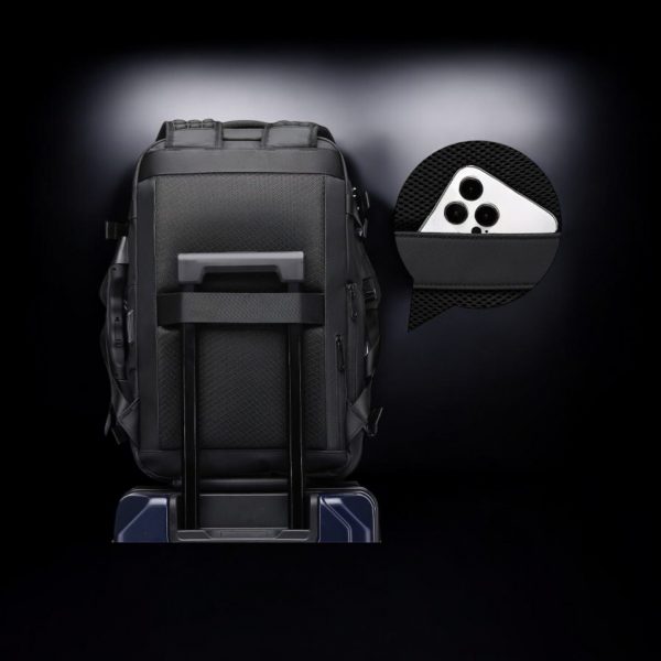 Σακίδιο πλάτης vacuum Tsa Lock με ζυγαριά 36L Laptop 17.3” Bange 1909-8 μαύρο - Image 6
