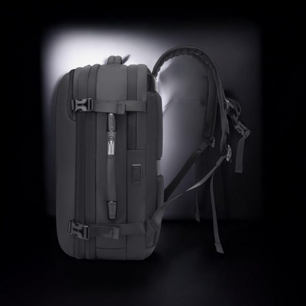 Σακίδιο πλάτης vacuum Tsa Lock με ζυγαριά 36L Laptop 17.3” Bange 1909-8 μαύρο - Image 5