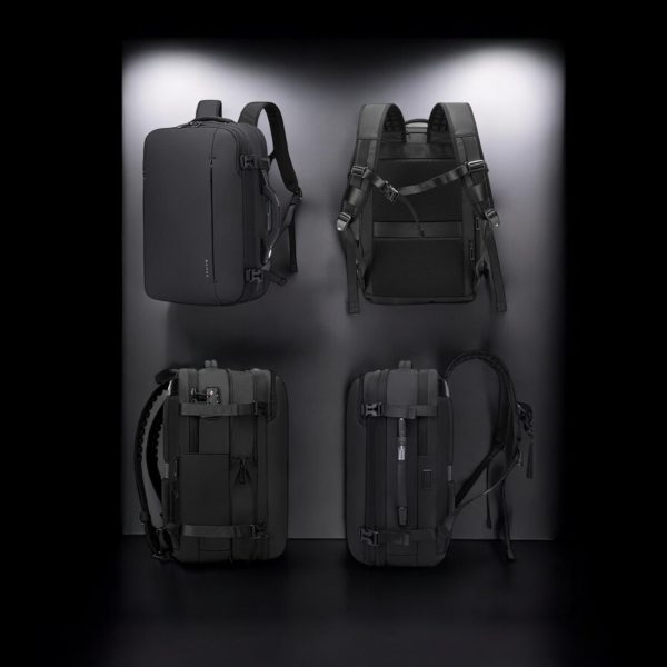 Σακίδιο πλάτης vacuum Tsa Lock με ζυγαριά 36L Laptop 17.3” Bange 1909-8 μαύρο - Image 8