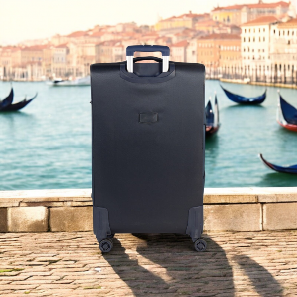 Βαλίτσα trolley Cardinal μικρή μεσαία 3800 50/60cm σκούρο μπλέ - Image 5