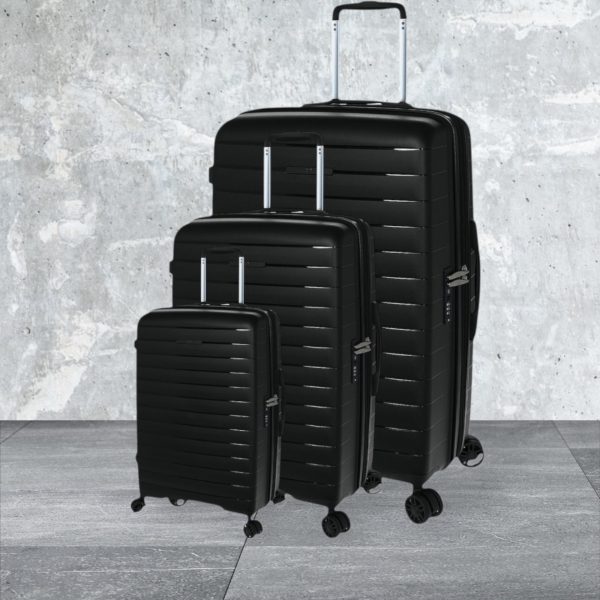 Βαλίτσες Σετ 3 τεμάχια VERAGE GM24010W 75-65-55 black - Image 2