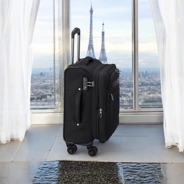 Securitech by Delsey Βαλίτσα καμπίνας expandable 55cm Black - Image 2