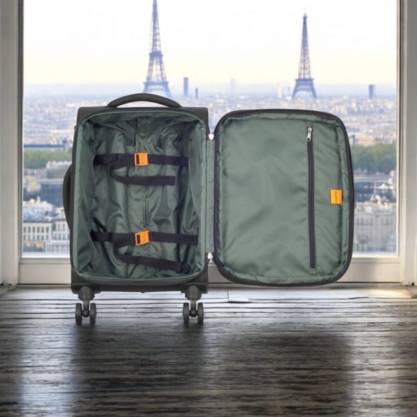 Securitech by Delsey Βαλίτσα καμπίνας expandable 55cm Black - Image 3