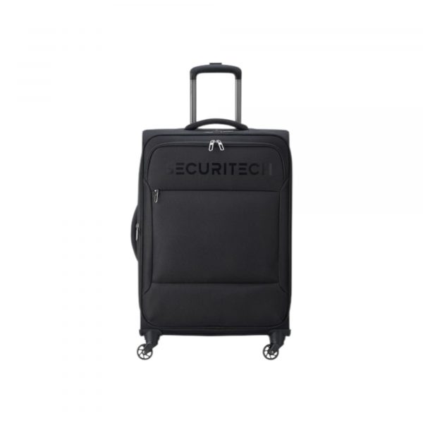 Securitech by Delsey Βαλίτσα μεσαία expandable 66cm Vanguard Black