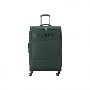 Securitech by Delsey Βαλίτσα μεγάλη expandable 76cm Green