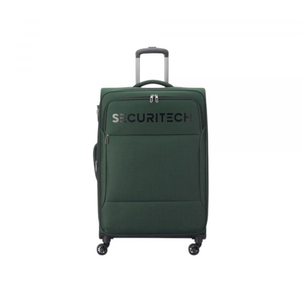 Securitech by Delsey Βαλίτσα μεγάλη expandable 76cm Green