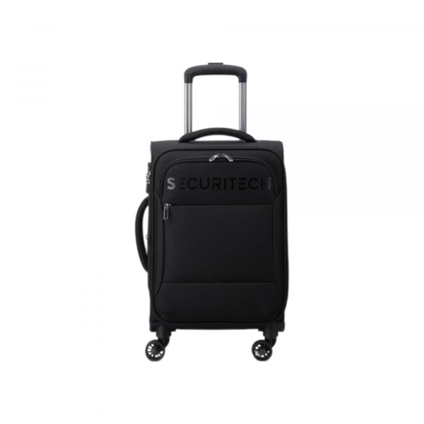 Securitech by Delsey Βαλίτσα καμπίνας expandable 55cm Black