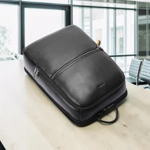 Bopai 61-128221 Σακίδιο Δερμάτινο Laptop 15,6” 18L Μαύρο