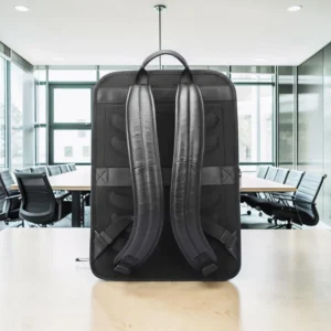 Bopai 61-128221 Σακίδιο Δερμάτινο Laptop 15,6” 18L Μαύρο