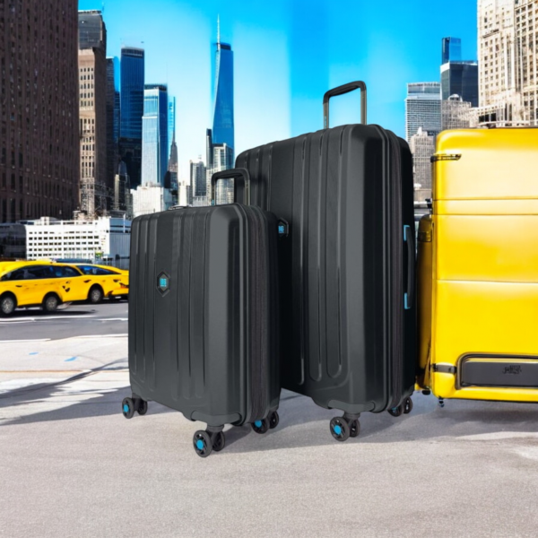 BG Berlin Σετ Βαλίτσες expandable 54cm-77cm Enduro Polypropylene Black - Image 2