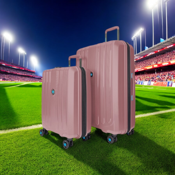 BG Berlin Σετ Βαλίτσες expandable 54cm-77cm Enduro Polypropylene Dark Pink - Image 2