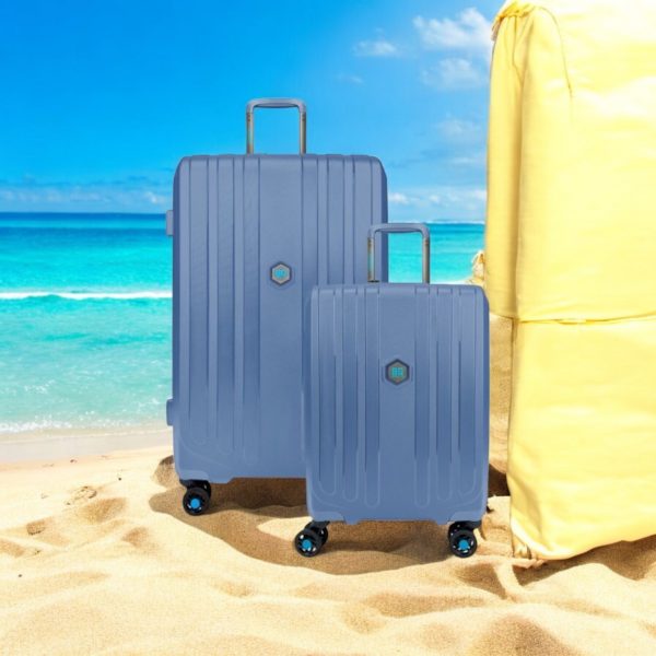 BG Berlin Σετ Βαλίτσες expandable 54cm-77cm Enduro Polypropylene Ice Blue - Image 2
