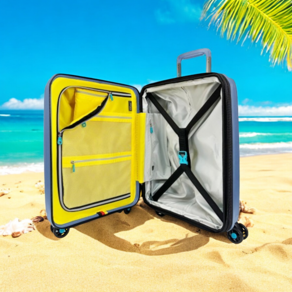 BG Berlin Σετ Βαλίτσες expandable 54cm-77cm Enduro Polypropylene Ice Blue - Image 6
