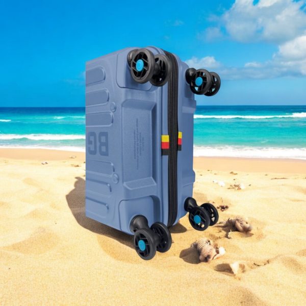 BG Berlin Σετ Βαλίτσες expandable 54cm-77cm Enduro Polypropylene Ice Blue - Image 7