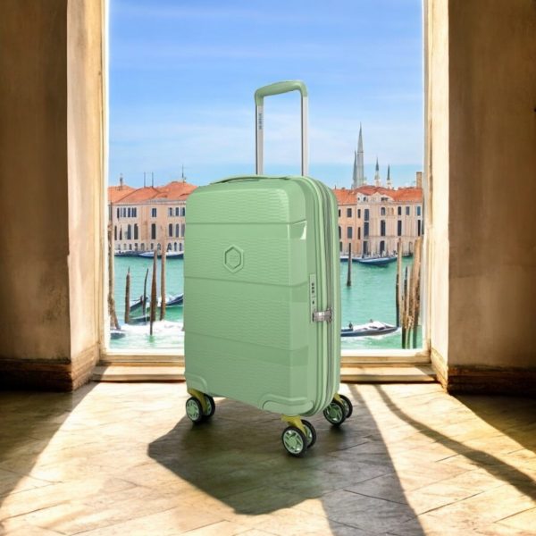BG Berlin Βαλίτσα καμπίνας slim expandable 55cm Zip2 Mint - Image 2