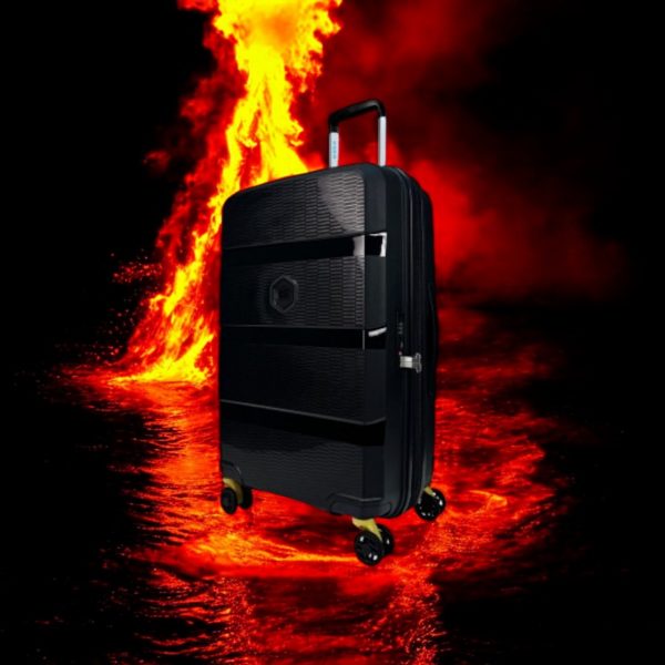 BG Berlin Σετ Βαλίτσες expandable 55-70-81cm Zip 2 Black - Image 4