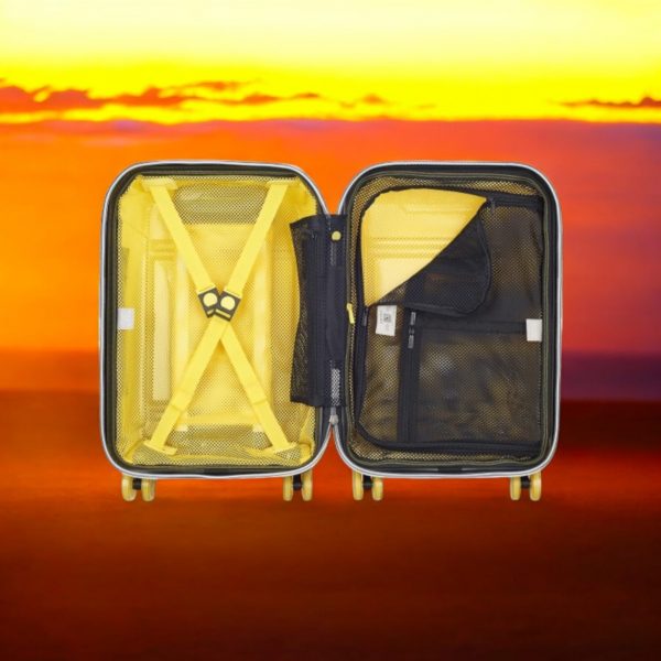Delsey Βαλίτσα καμπίνας 55cm Rempart Transculent Yellow - Image 4