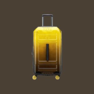 Delsey Rempart Μεγάλη Βαλίτσα 73x41.5x37cm Κίτρινη