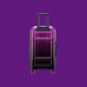 Delsey Rempart Trunk Βαλίτσα 73x41.5x37cm Μωβ