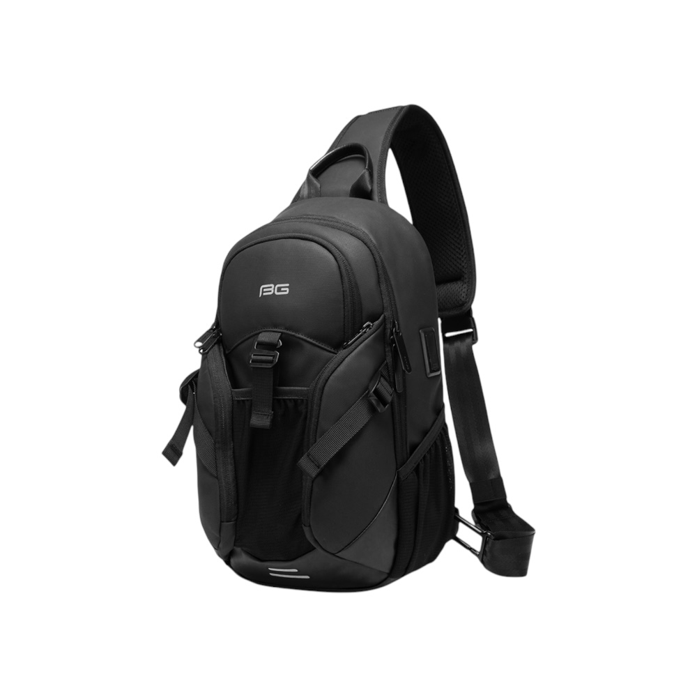 Τσαντάκι ώμου χιαστί crossbody Bange 77120 μαύρο