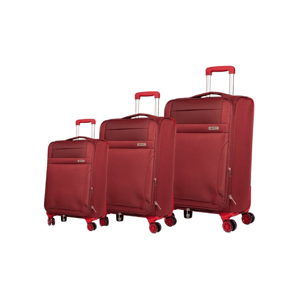 Βαλίτσες trolley.Σετ 3 τεμαχίων Cardinal 3400 μπορντό