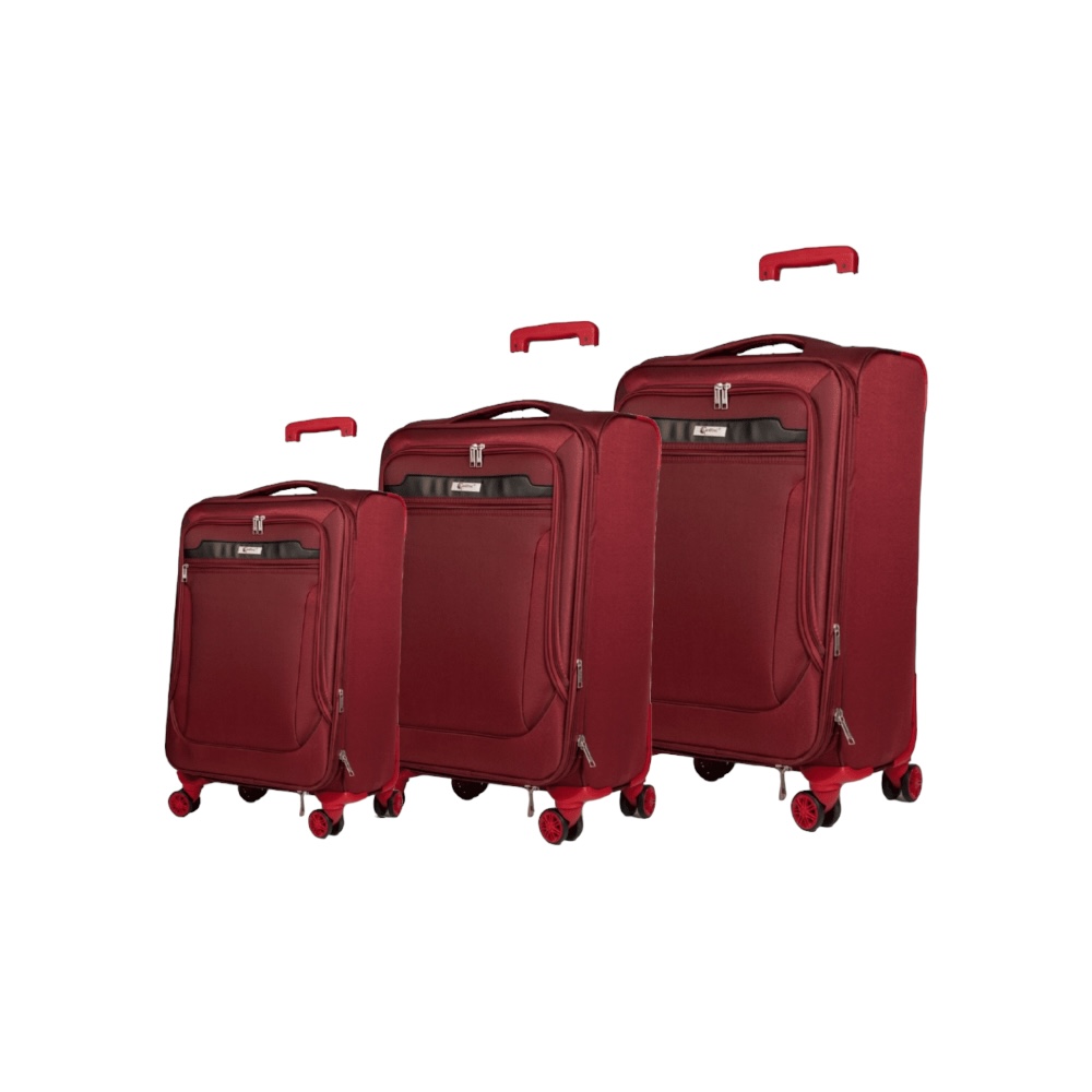 Βαλίτσες trolley.Σετ 3 τεμαχίων Cardinal 3300 μπορντό