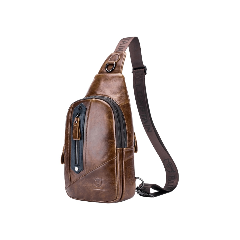 Δερμάτινο τσαντάκι body Bull Captain XB 126 καφέ