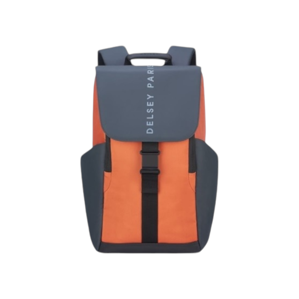 Delsey Σακίδιο πλάτης για laptop 15.6" Securflap Orange