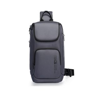 Τσαντάκι ώμου χιαστί crossbody Bange 7565 γκρί