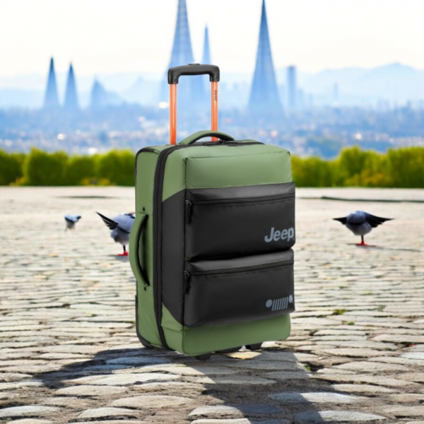 Jeep Σακ βουαγιάζ καμπίνας trolley 55cm Elm Green - Image 2