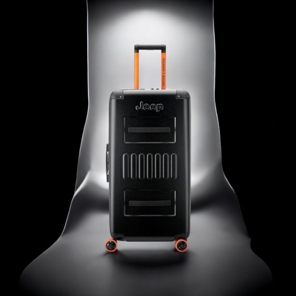 Jeep Βαλίτσα πολύ μεγάλη expandable 80cm Black - Image 2