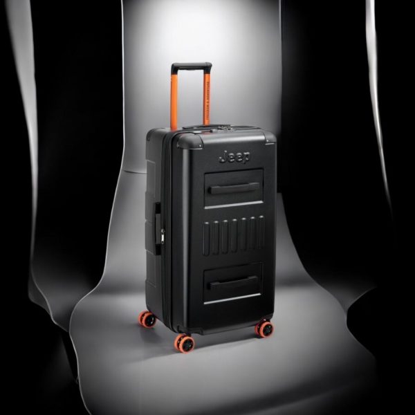 Jeep Βαλίτσα πολύ μεγάλη expandable 80cm Black - Image 3