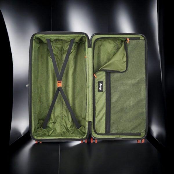 Jeep Βαλίτσα πολύ μεγάλη expandable 80cm Black - Image 6