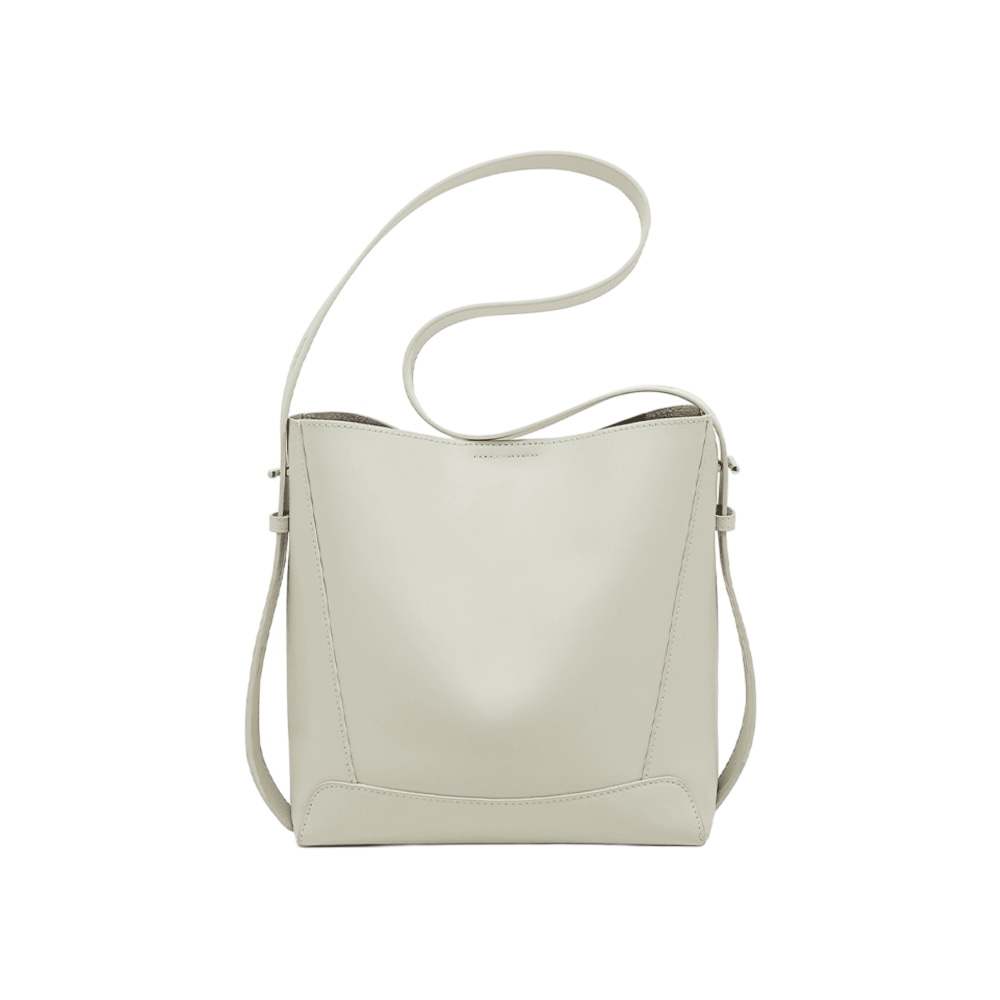 Δερμάτινη Γυναικεία Τσάντα Shopper ‘Ωμου Foxer 9136015F άσπρο