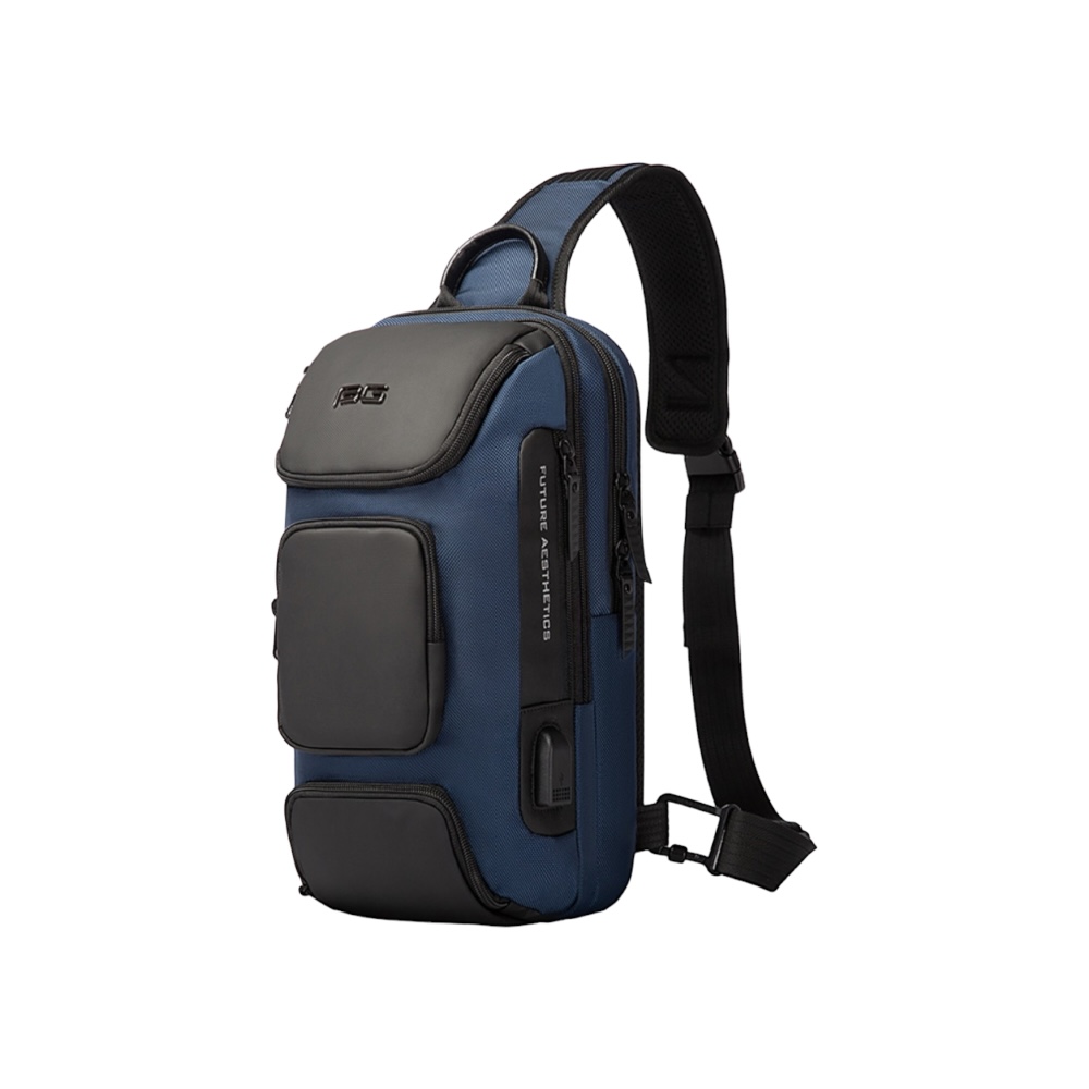 Τσαντάκι ώμου χιαστί crossbody Bange 7086 μπλέ