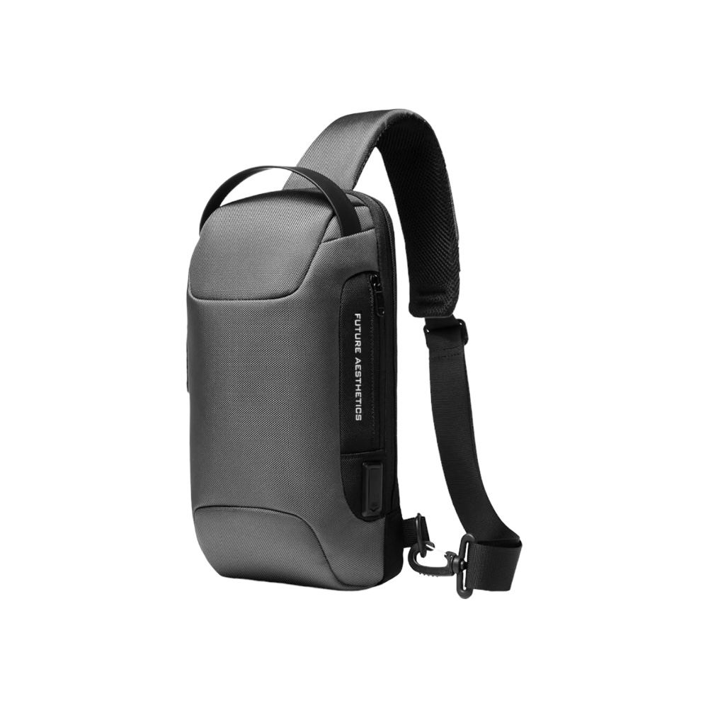 Τσαντάκι ώμου χιαστί crossbody Bange 22085 γκρί