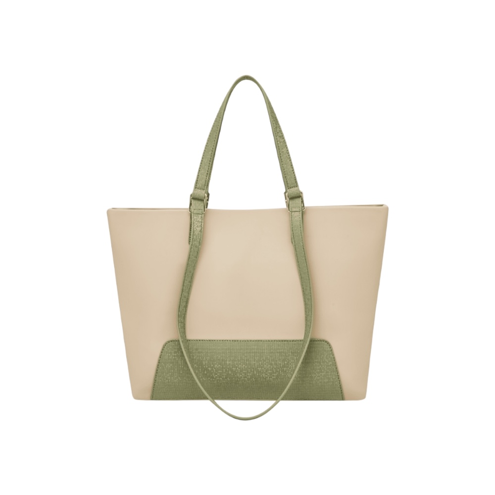 Υφασμάτινη Γυναικεία Τσάντα Shopper ‘Ωμου Foxer 9136060F μπέζ