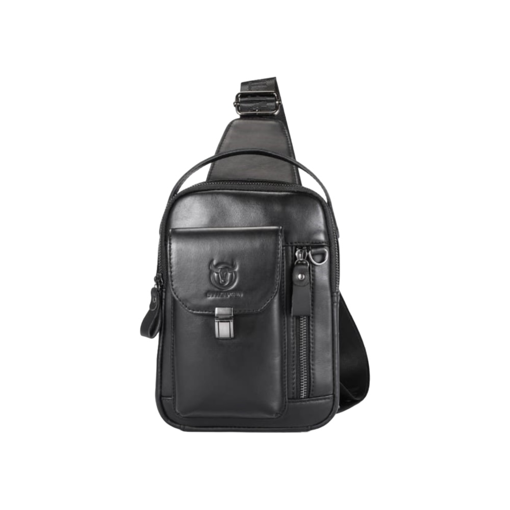 Δερμάτινο τσαντάκι body Bull Captain XB555 μαύρο