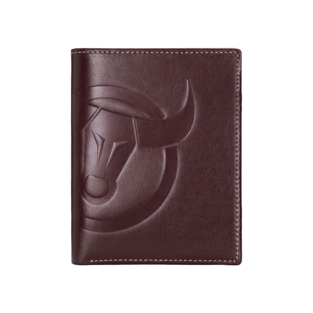 Δερμάτινο πορτοφόλι Bull Captain QB0203-V καφέ