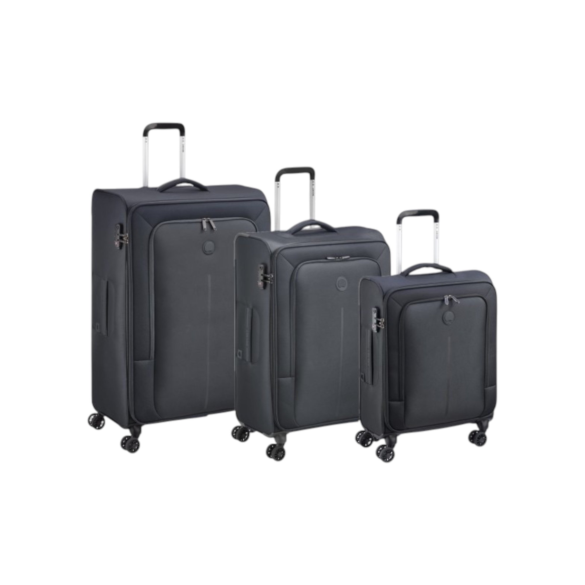 Delsey Σετ βαλίτσες 55-68-78cm Caracas Black