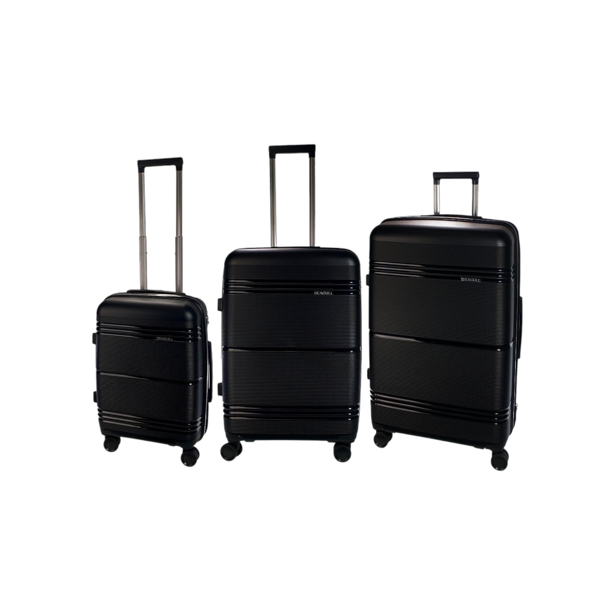 Βαλίτσες seagull SG182 SET3 Μαύρο