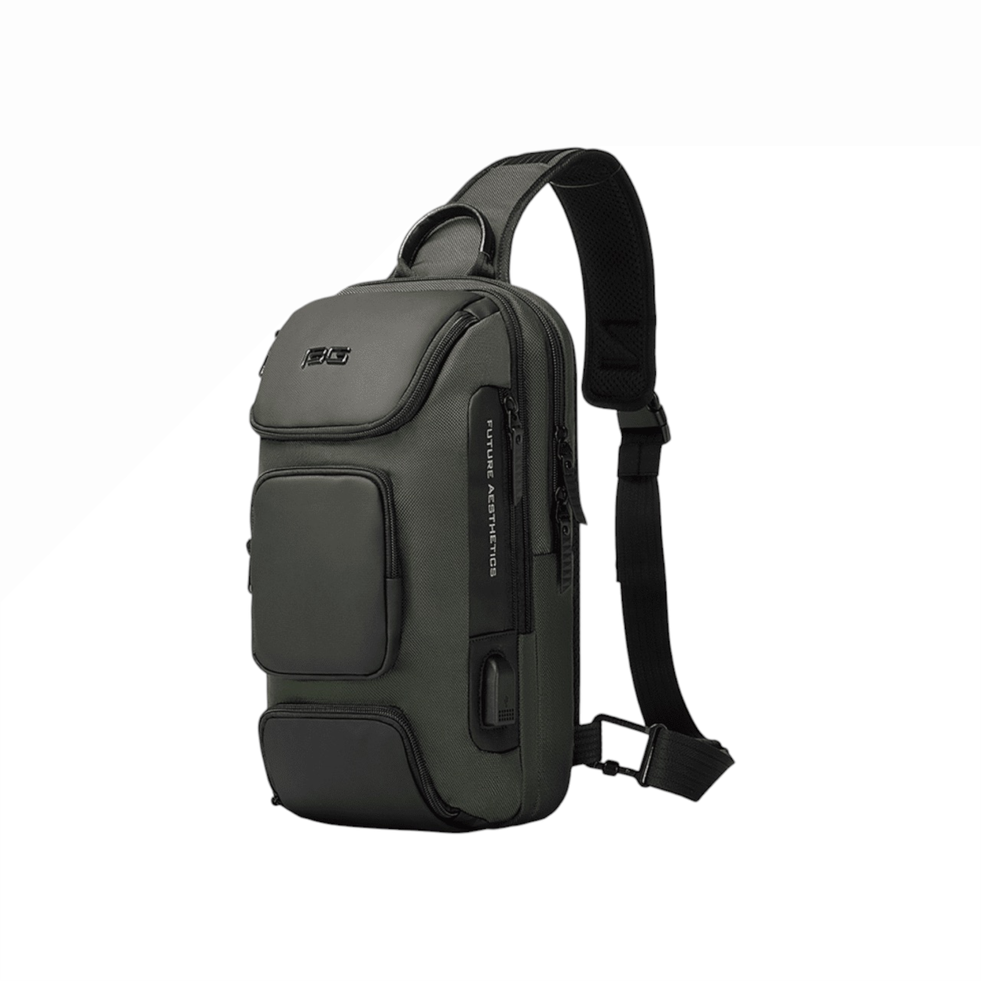 Τσαντάκι ώμου χιαστί crossbody Bange 7086 χακί